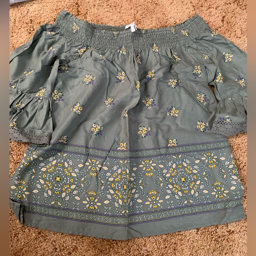 Maurice’s off the shoulder blouse.